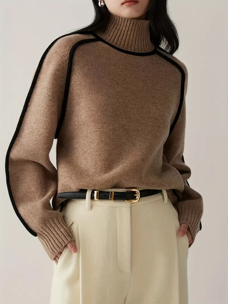 Viviana - Wool Turtleneck by Ares Milano