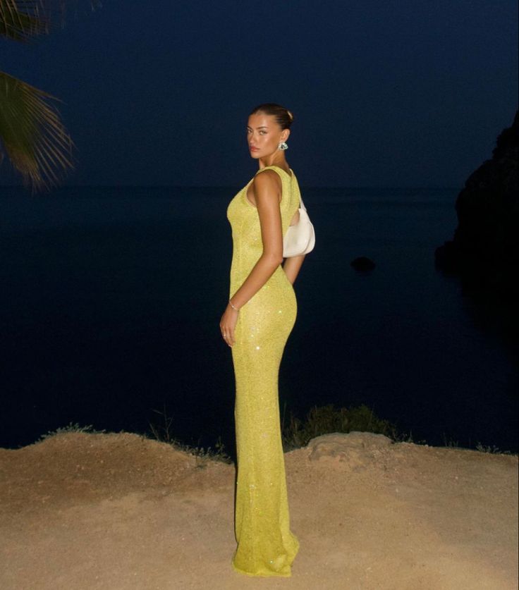 Aurelia - Sequin Maxi Dress by Ares Milano