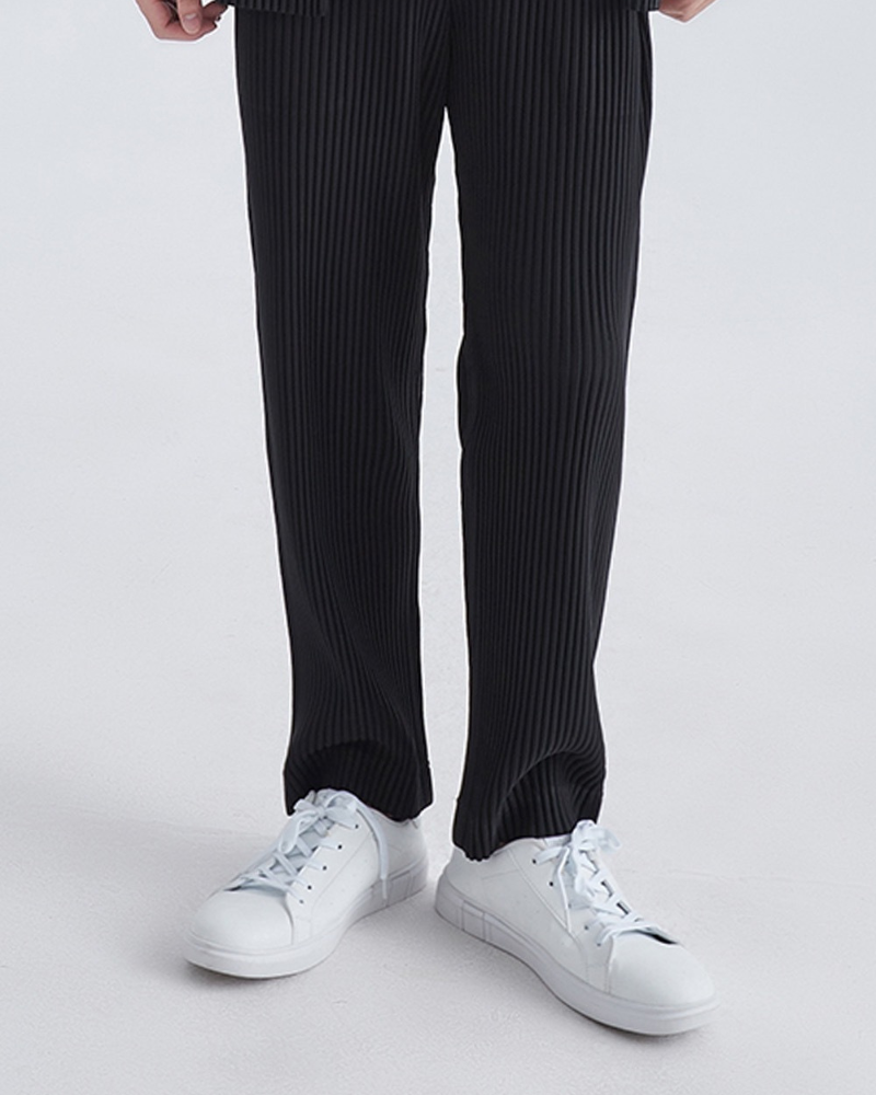 Silvio - Ribbed Cotton Pants by Ares Milano