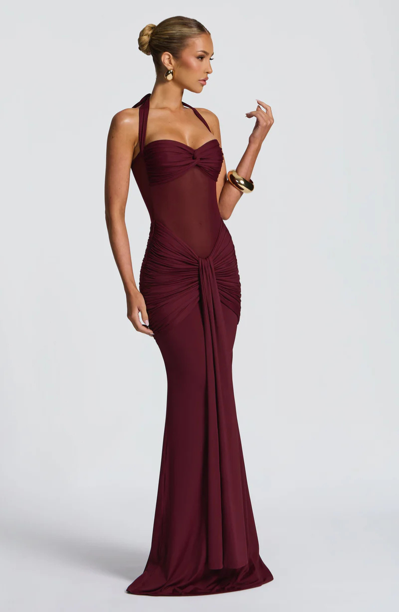 Romilda - Silk Maxi Dress by Ares Milano