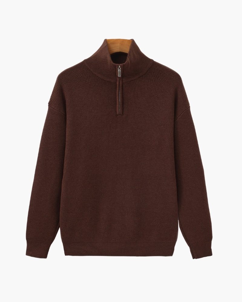 Baldassare - 60% Cotton Half Zip Pullover by Ares Milano