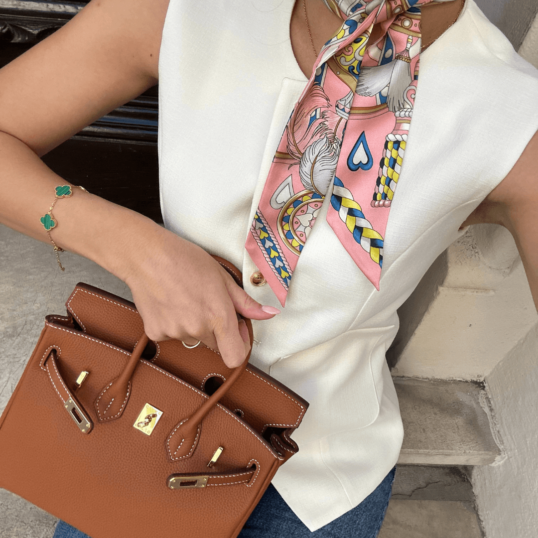 Geronimo - Silk Twilly Scarf by Ares Milano