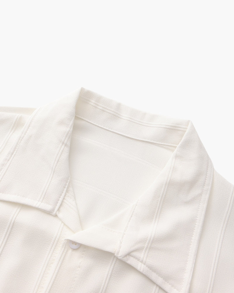 Severin - Ribbed Shirt Cotton Knitwear by Ares Milano