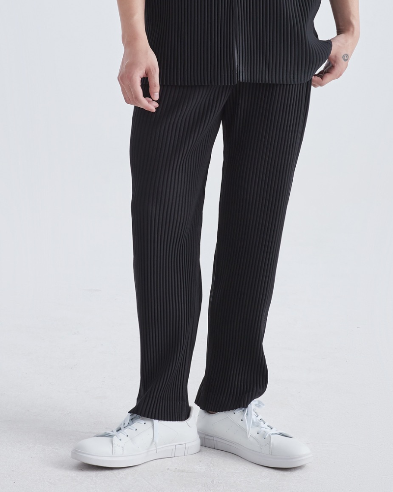 Silvio - Ribbed Cotton Pants by Ares Milano