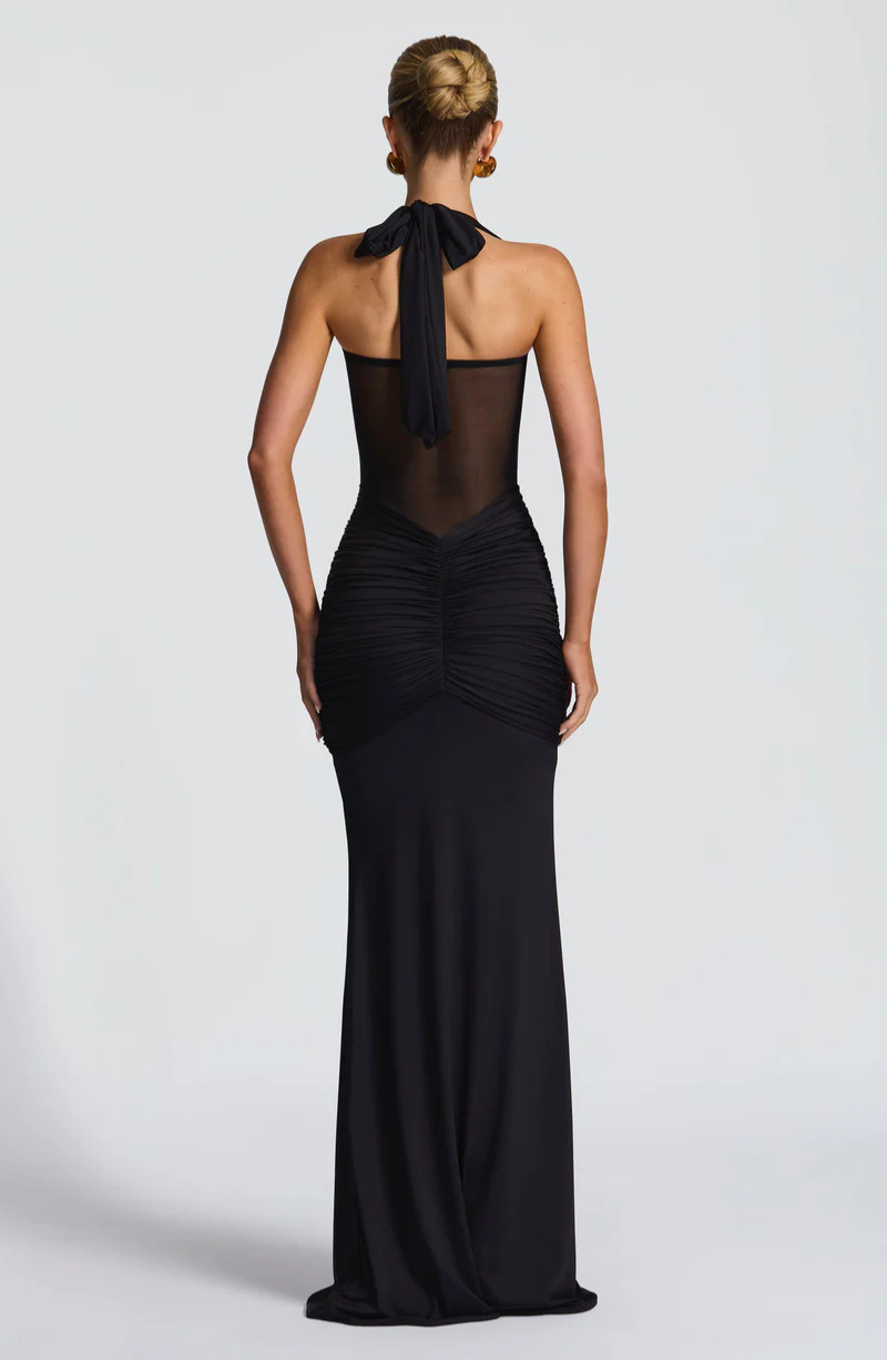 Romilda - Silk Maxi Dress by Ares Milano