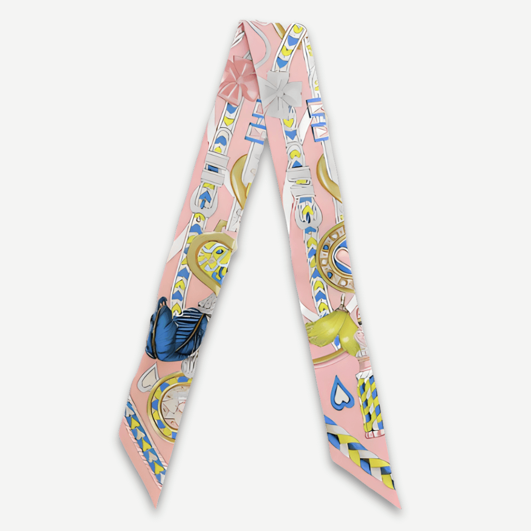 Geronimo - Silk Twilly Scarf by Ares Milano