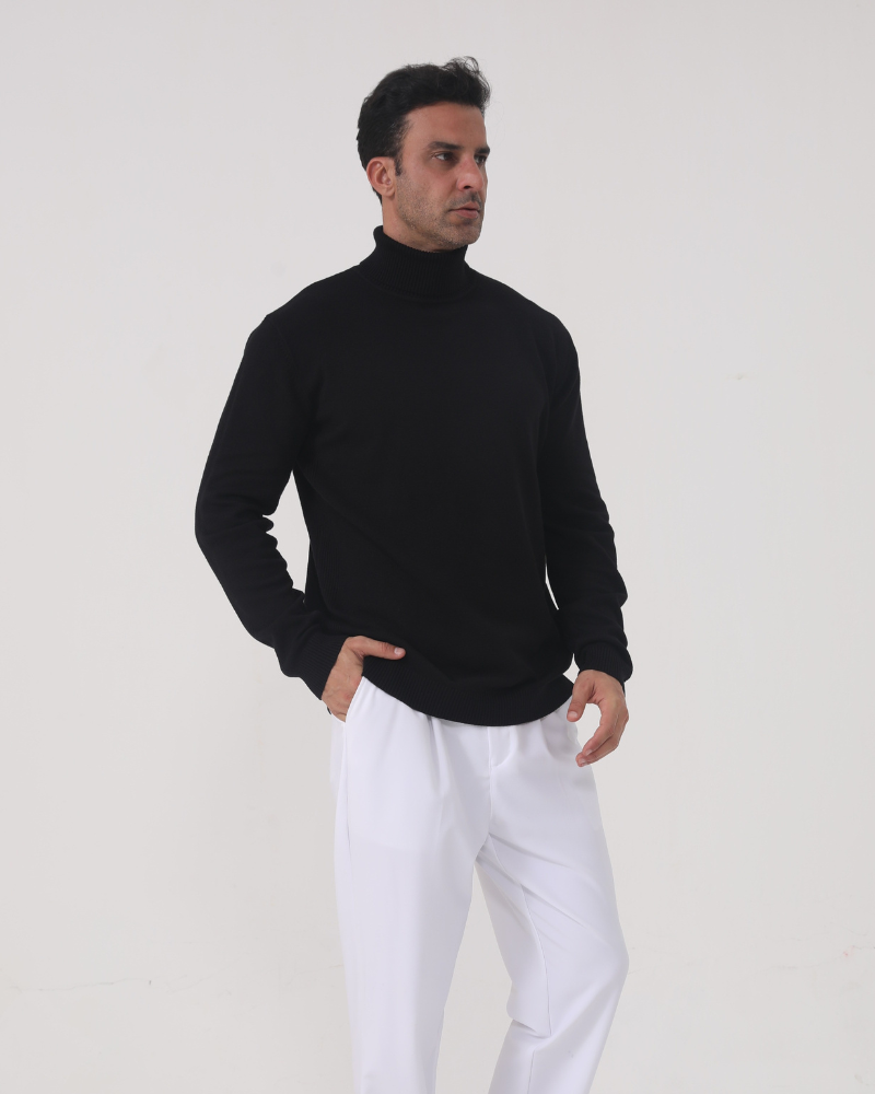 Amadeus - Merino Wool Turtleneck by Ares Milano