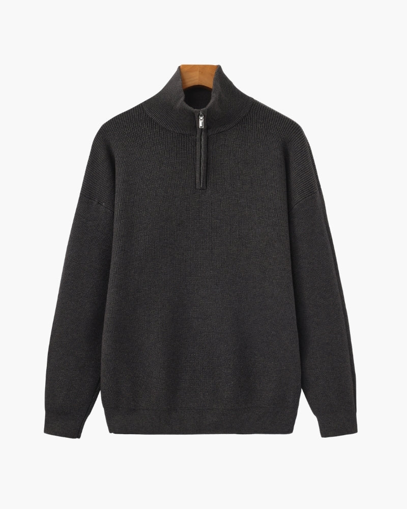 Baldassare - 60% Cotton Half Zip Pullover by Ares Milano