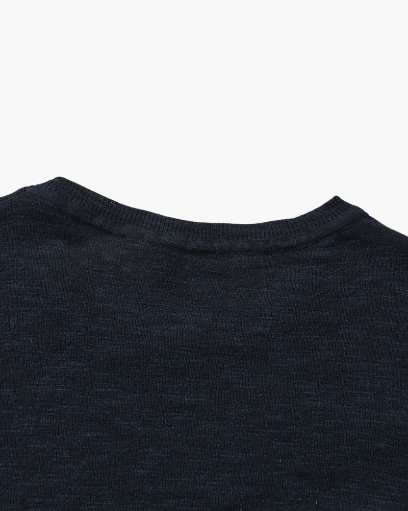 Cristiano - Linen-Cotton 75% Crewneck by Ares Milano