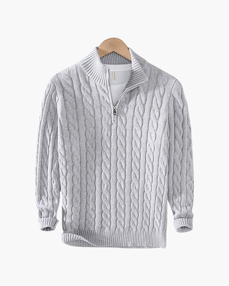 Christophe - Cotton Soft Half Zip by Ares Milano