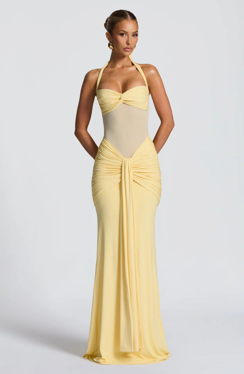 Romilda - Silk Maxi Dress by Ares Milano