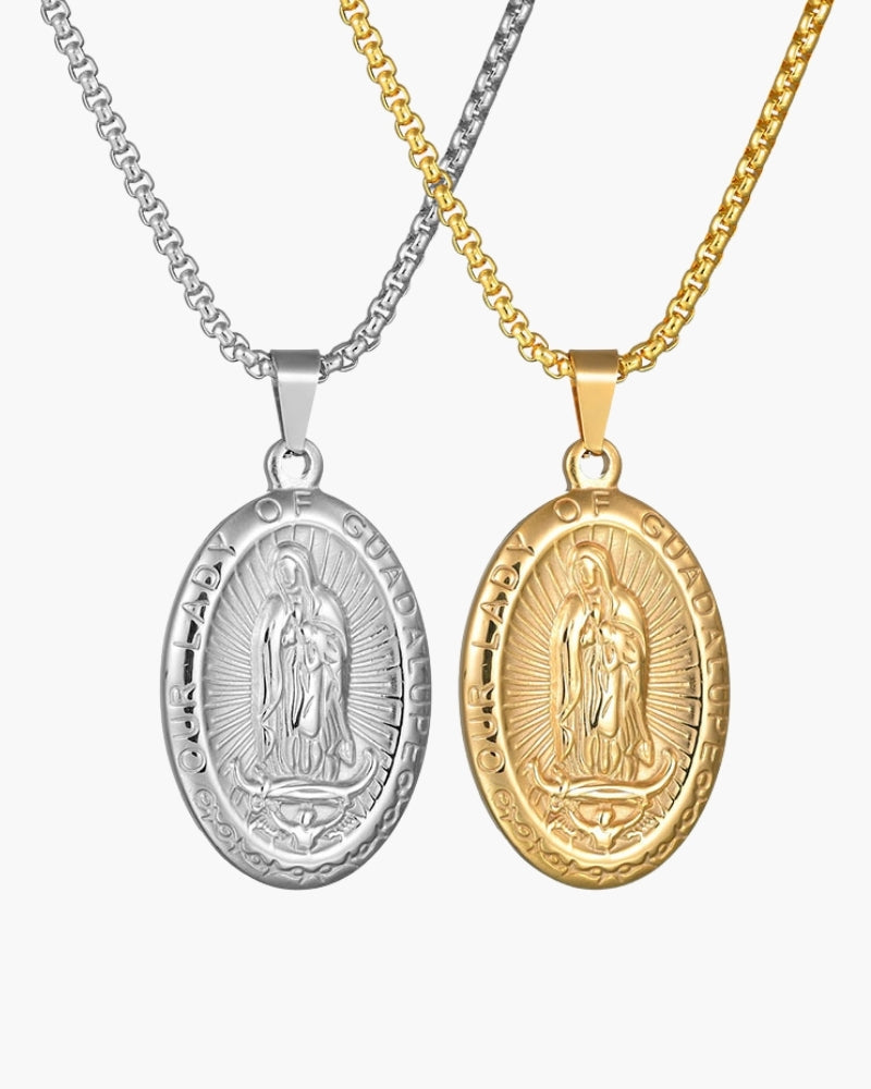 Dario - Virgin Guadalupe Medallion by Ares Milano