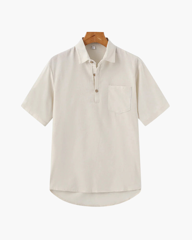 Maxime - Linen Polo by Ares Milano