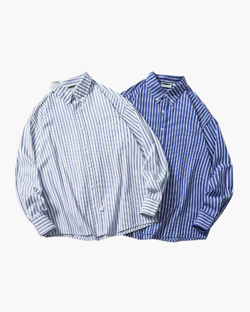 Mariano - Ultra Cotton Striped Shirt by Ares Milano