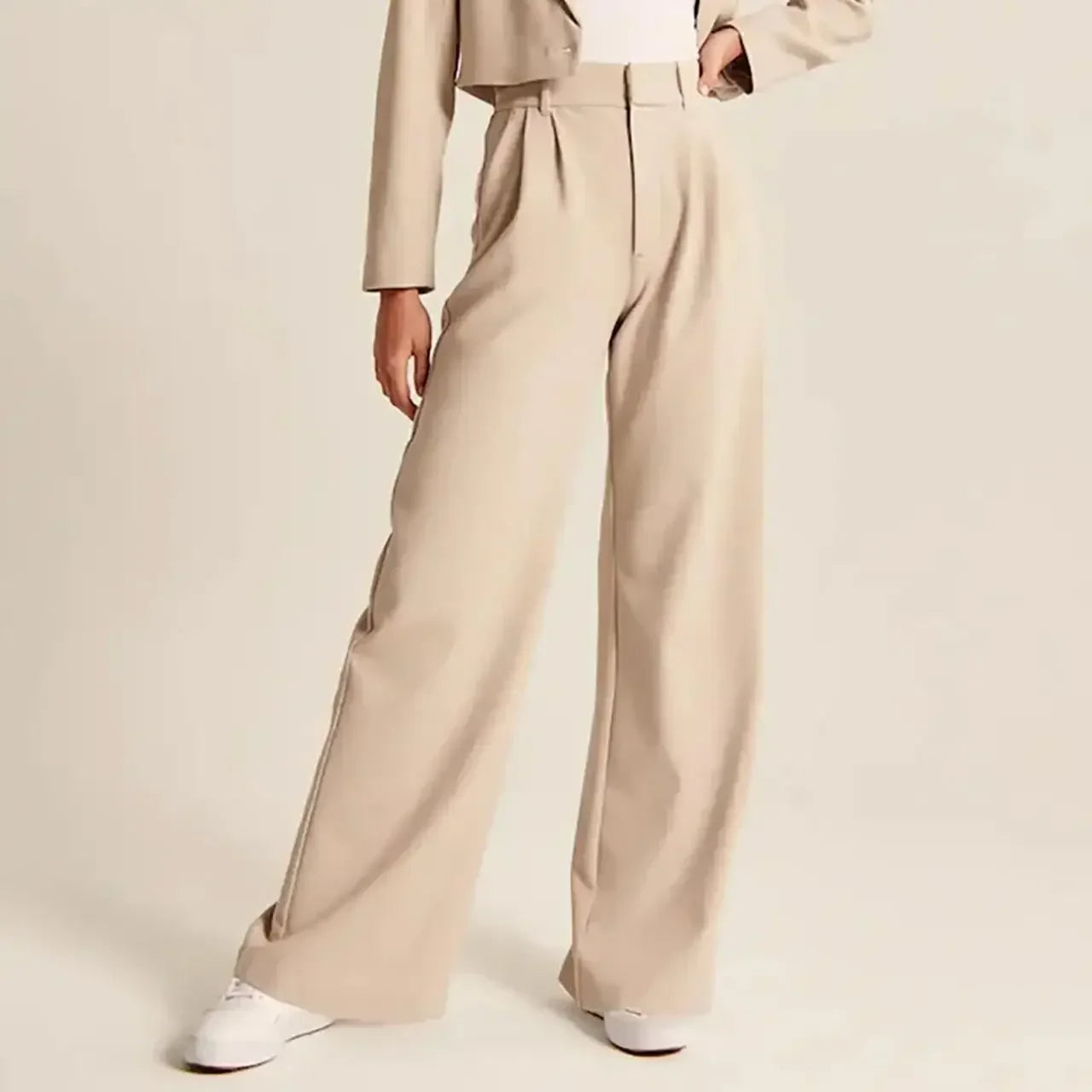 Serafina - Linen Tailored Pants by Ares Milano