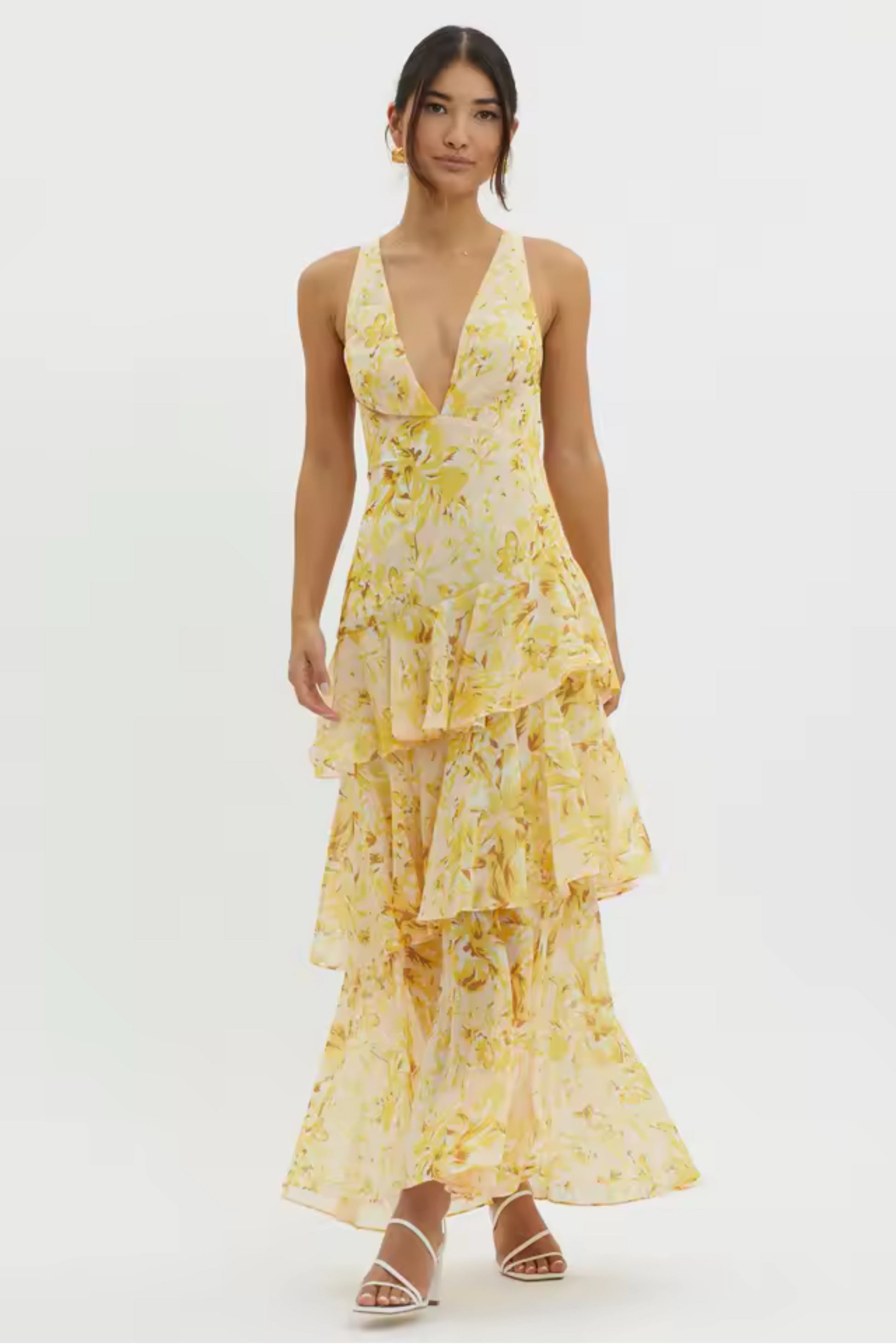 Genoveffa - Silk Turquoise Maxi Dress by Ares Milano