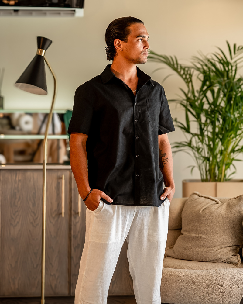 Sebastien - Linen Shirt by Ares Milano
