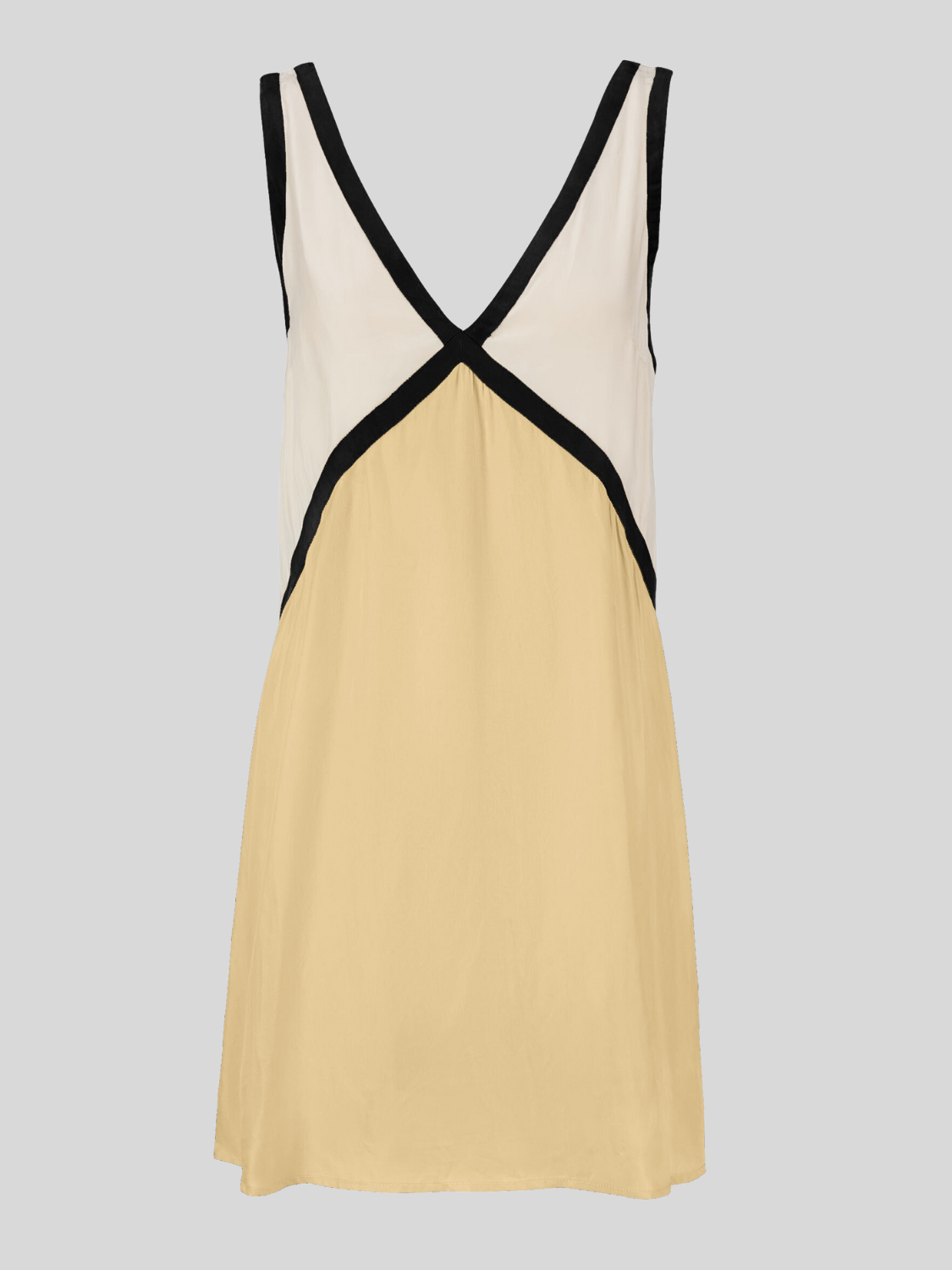 Gina - Satin Colorblock Silk by Ares Milano