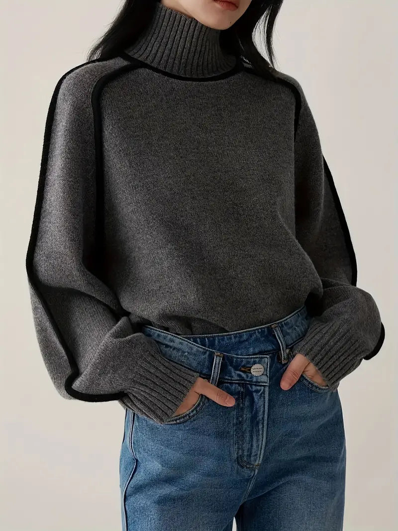 Viviana - Wool Turtleneck by Ares Milano