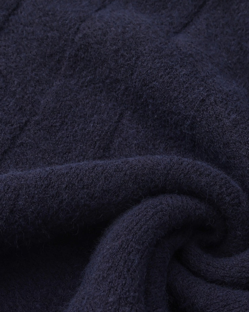 Pacifico - Diamond Knit Crewneck Sweater by Ares Milano