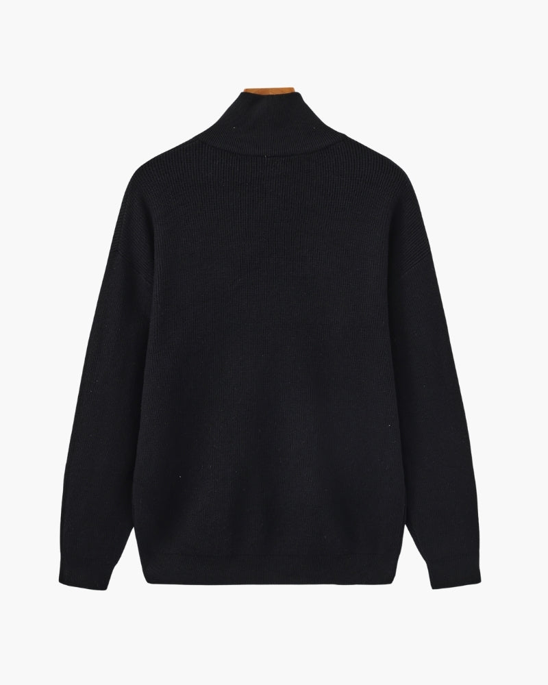 Baldassare - 60% Cotton Half Zip Pullover by Ares Milano