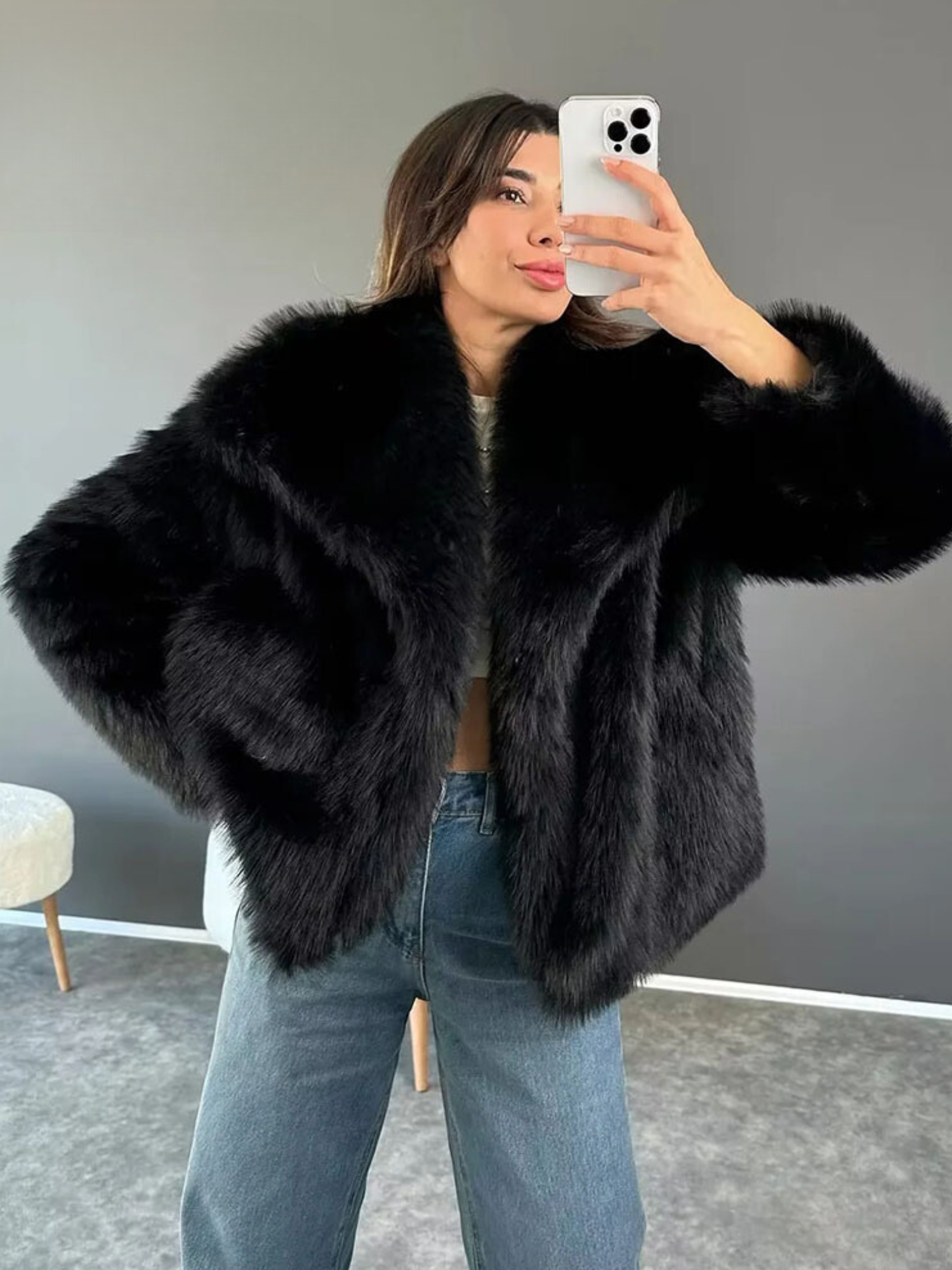 Adriana - Giorgia Fur Jacket by Ares Milano