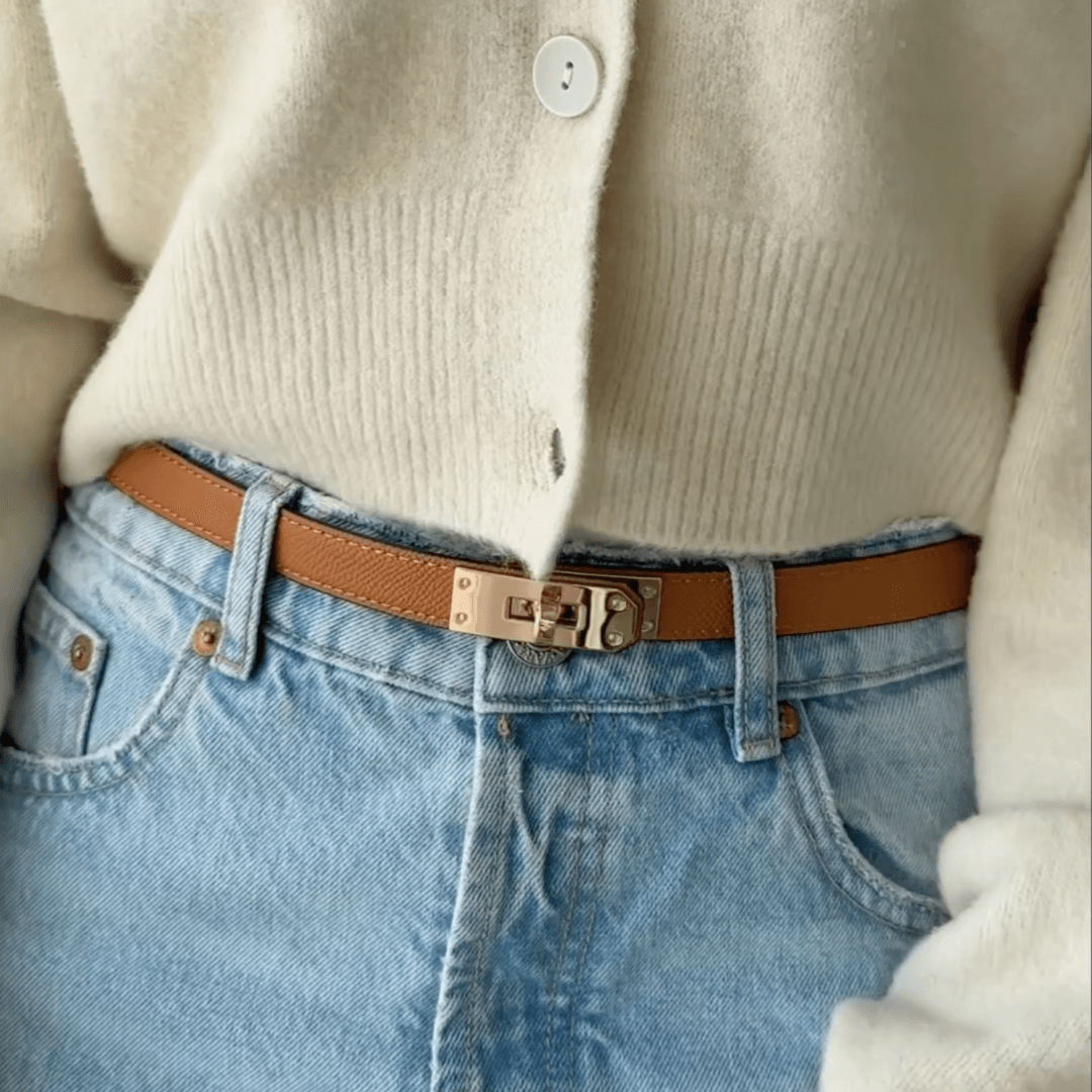 Francesco - Leather Belt by Ares Milano