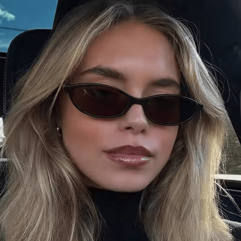 Artemisia - Leopard Print Oval Sunglasses by Ares Milano