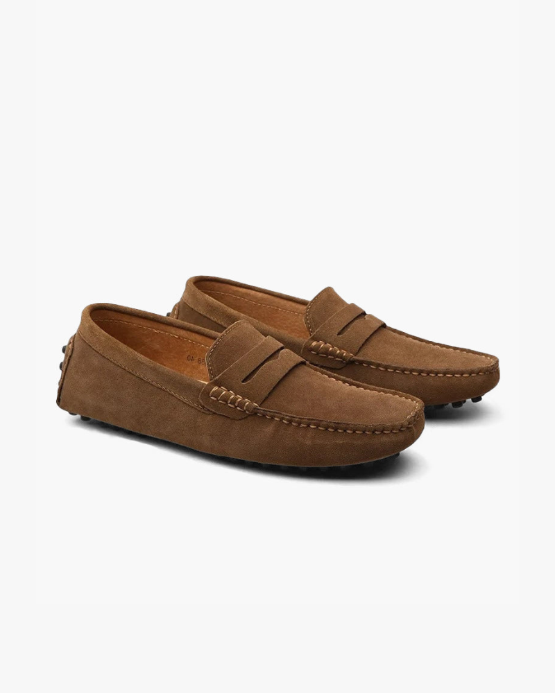Silvano - Suede Driver Loafers by Ares Milano