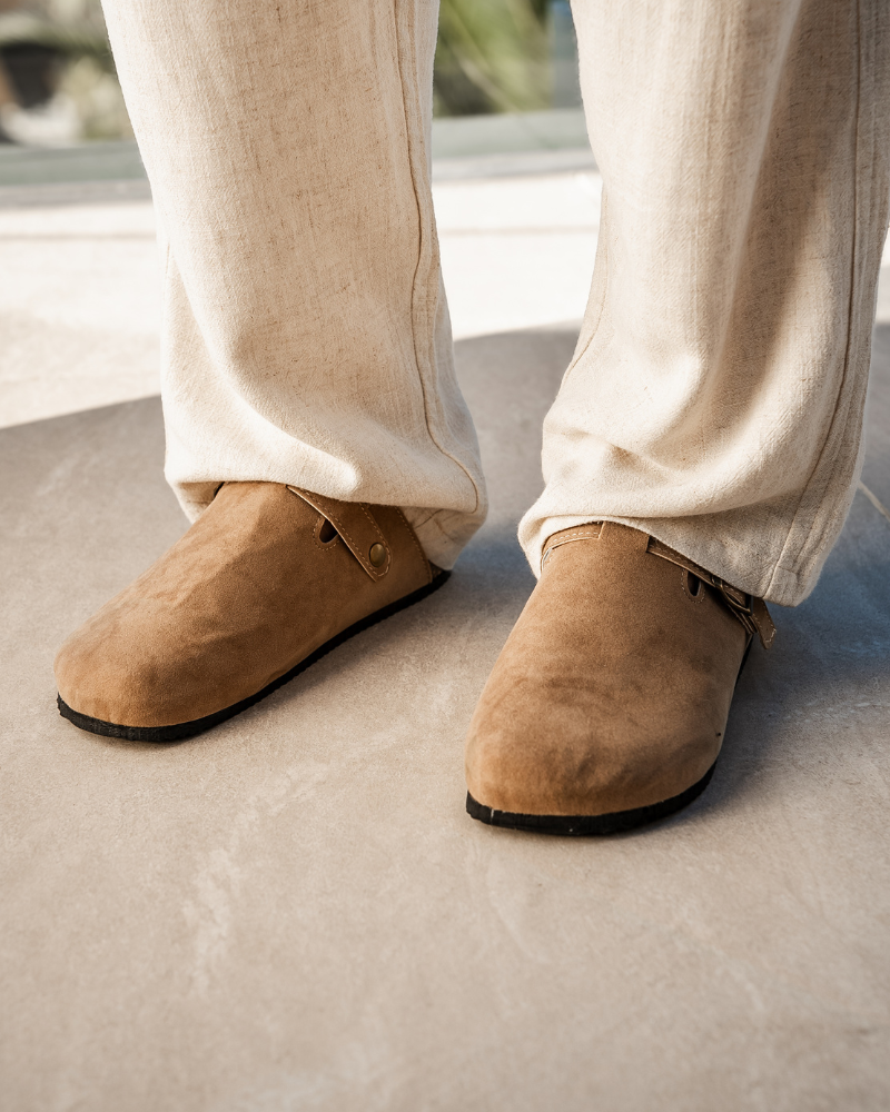 Cassius - Calf Suede Clogs Luxury by Ares Milano