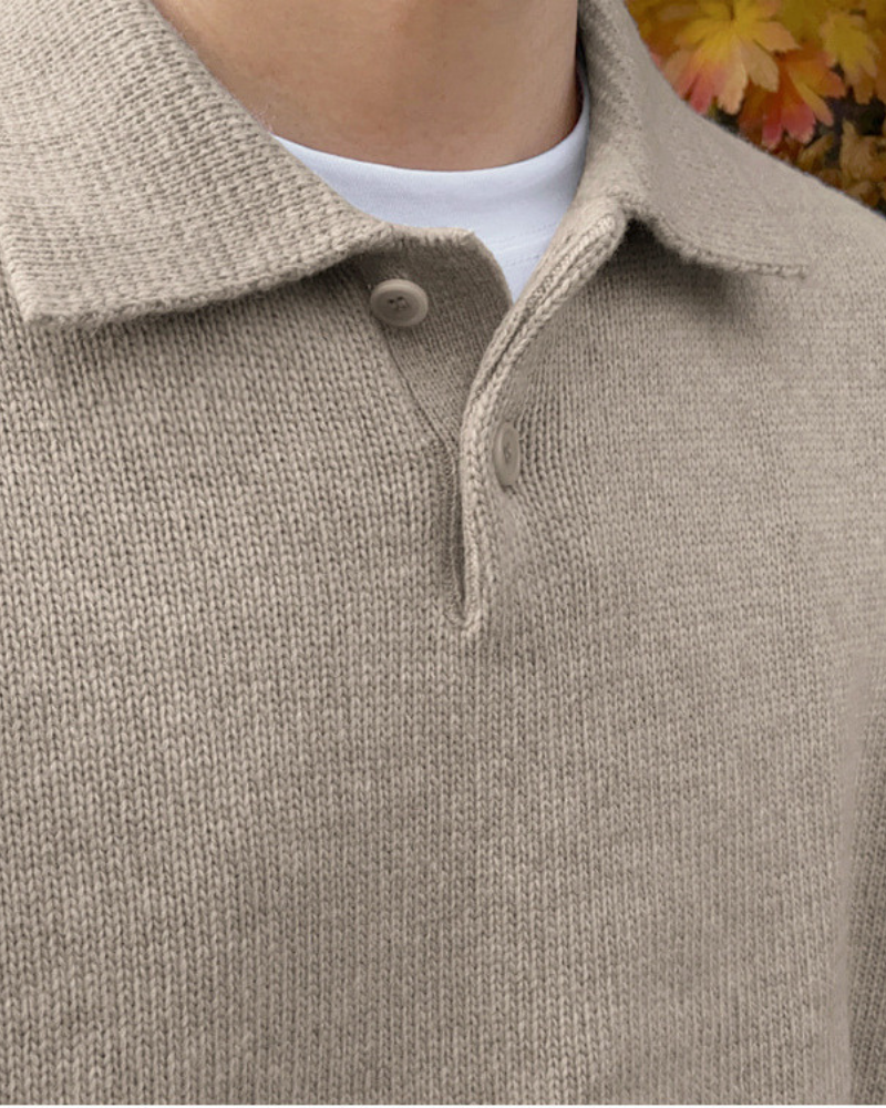 Alarico - Wool Half Zip by Ares Milano