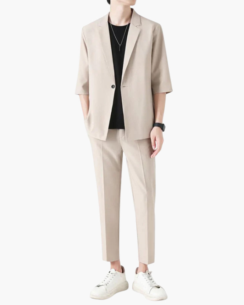 Taddeo - Cotton Suit Set by Ares Milano