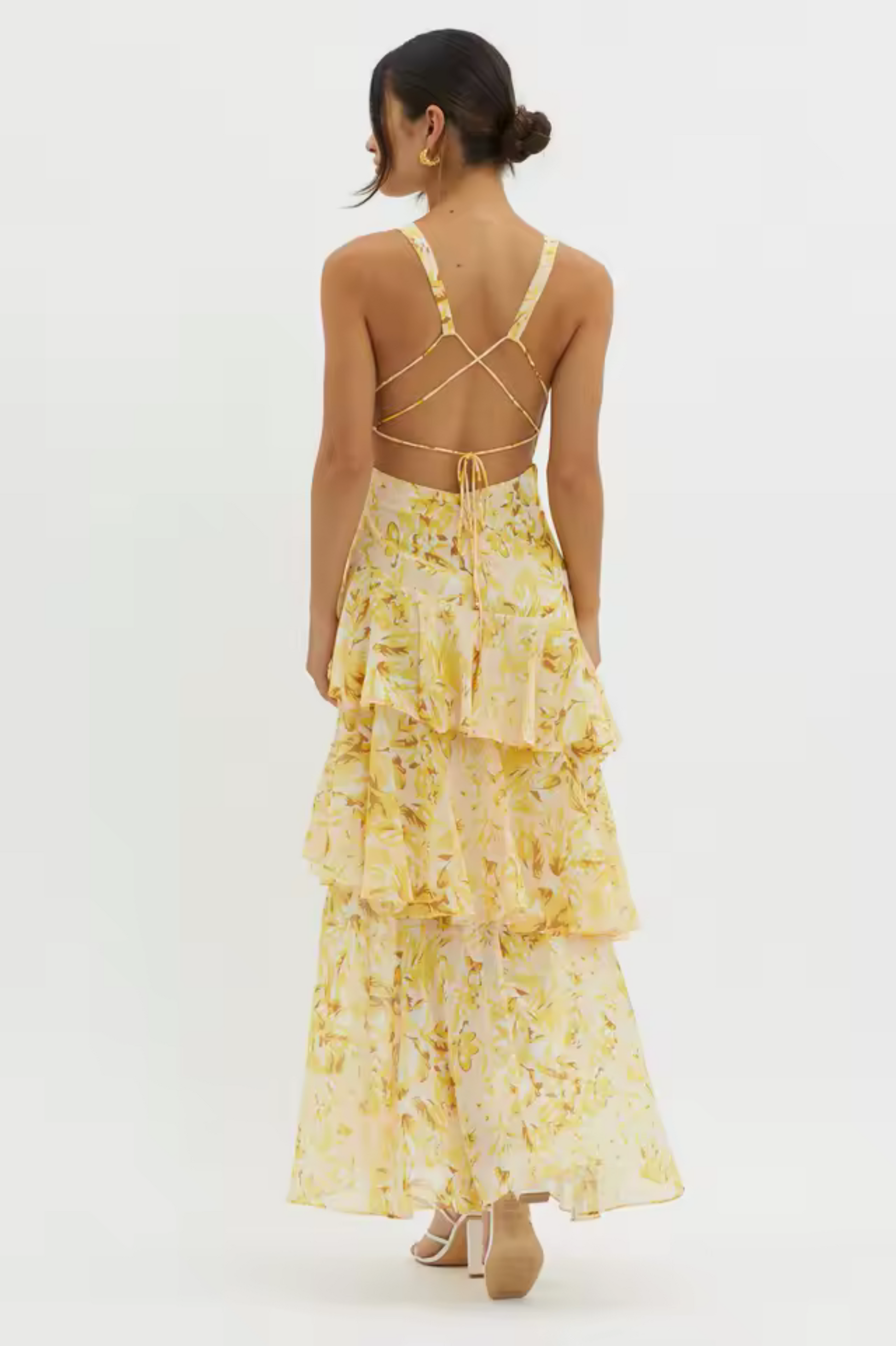 Genoveffa - Silk Turquoise Maxi Dress by Ares Milano