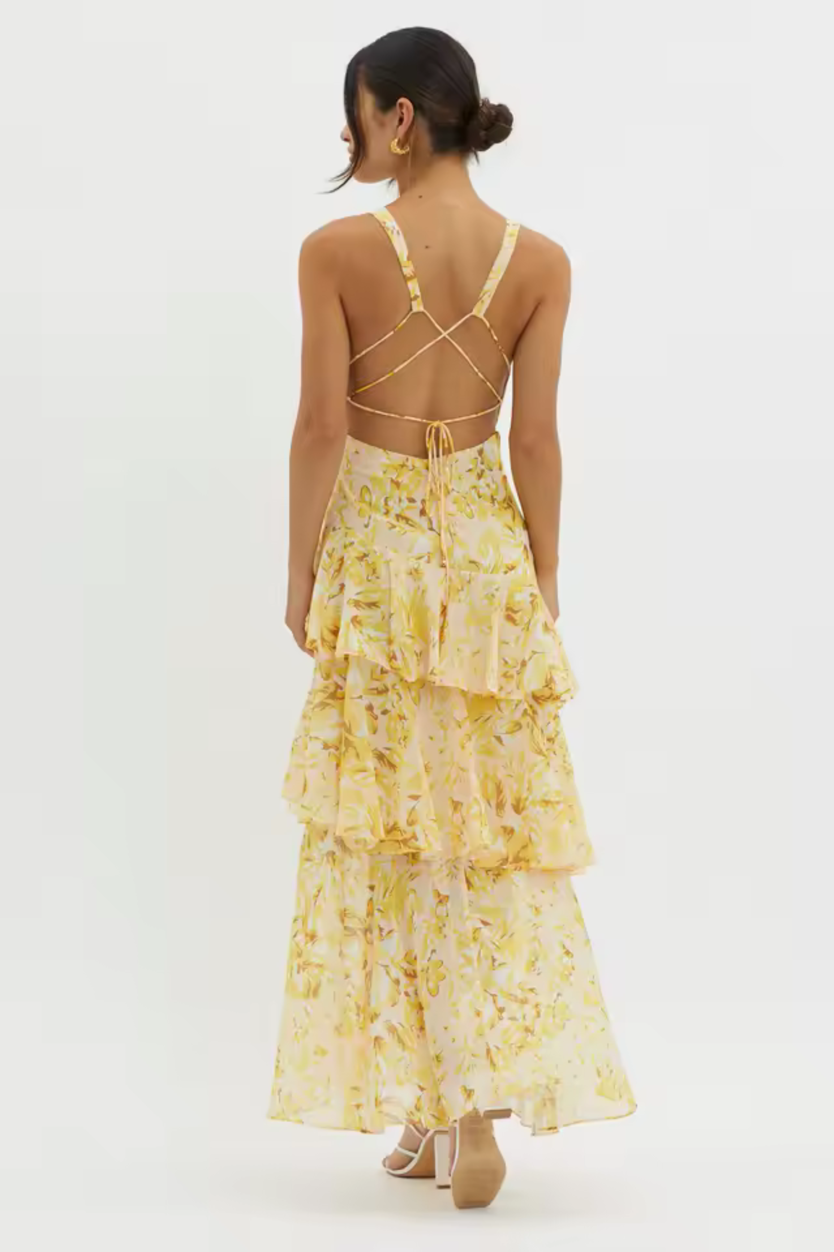 Genoveffa - Silk Turquoise Maxi Dress by Ares Milano