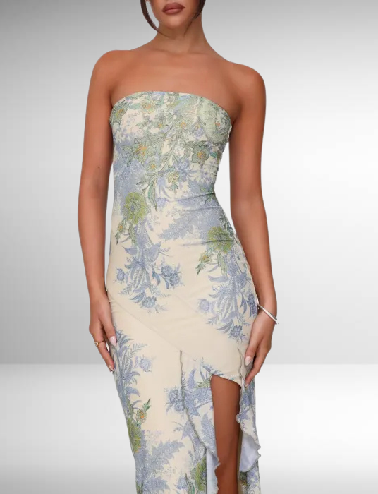 Fortunata - Adelisa Maxi Dress by Ares Milano