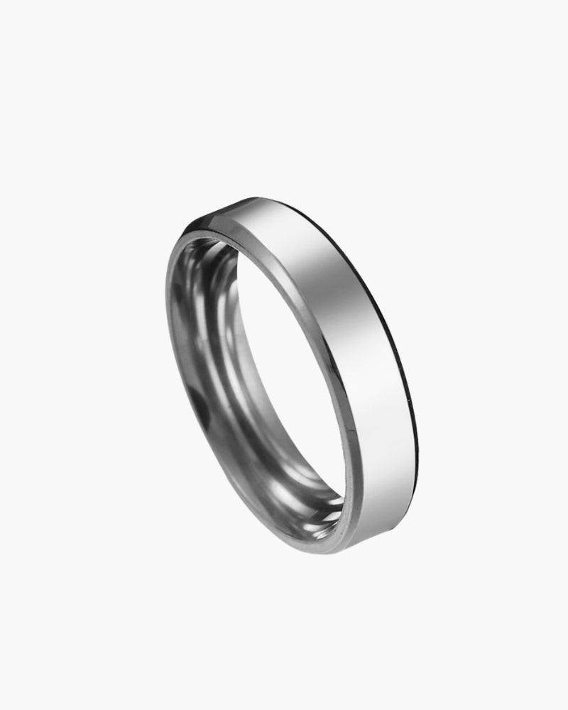 Fabiano - Stainless Steel Ring Minimal by Ares Milano