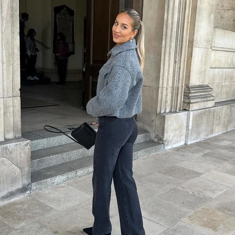 Angelina - Recycled Polyester Cropped by Ares Milano