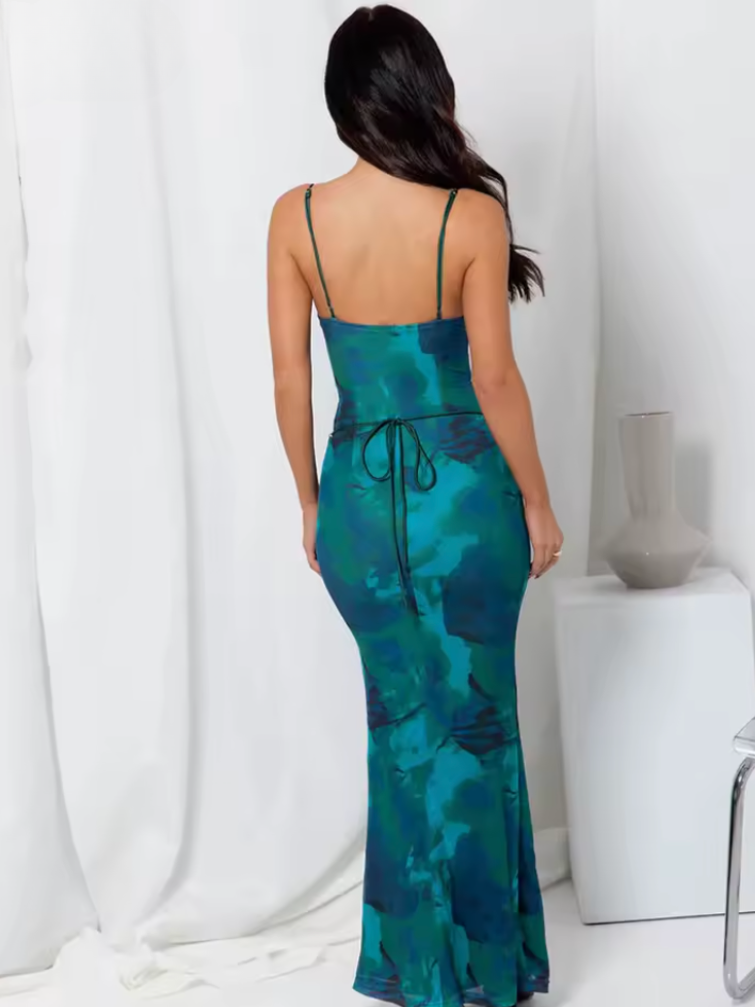 Michela - Silk Maxi Dress by Ares Milano
