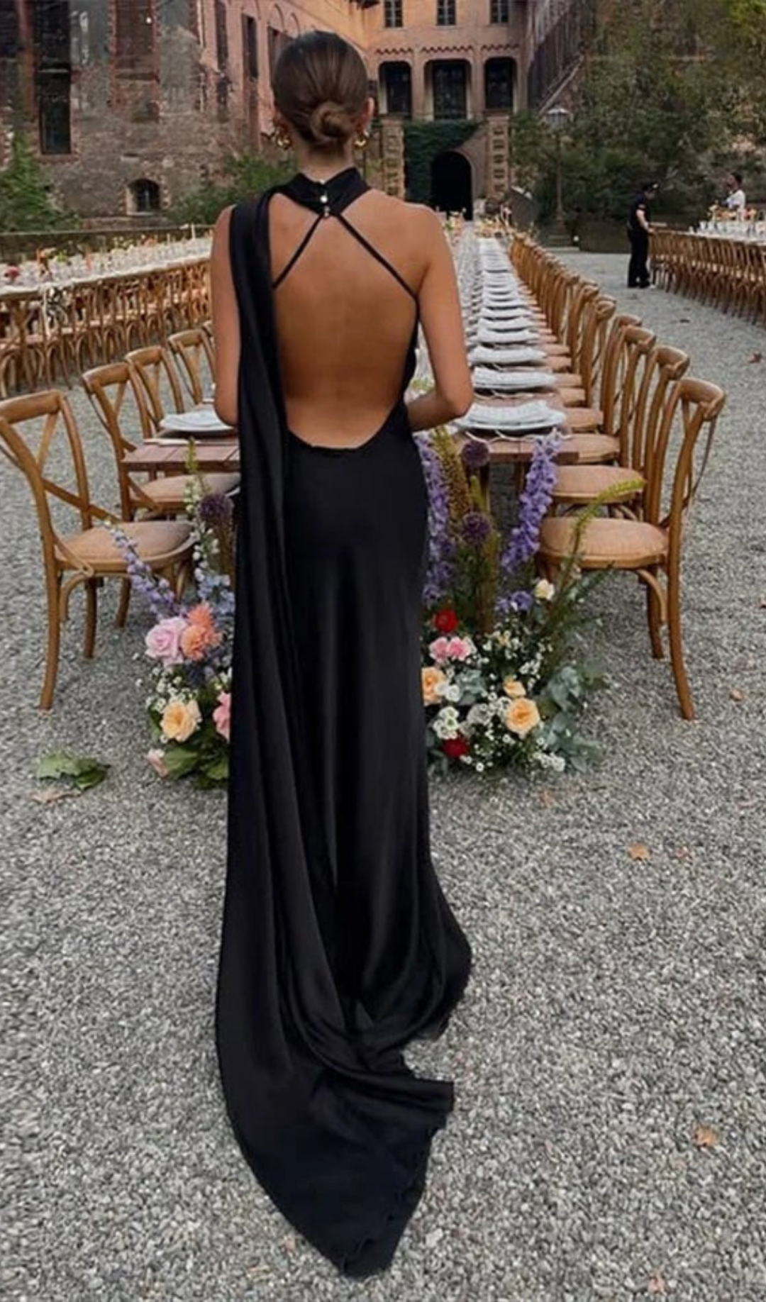 Lidia - One Shoulder Satin Maxi by Ares Milano