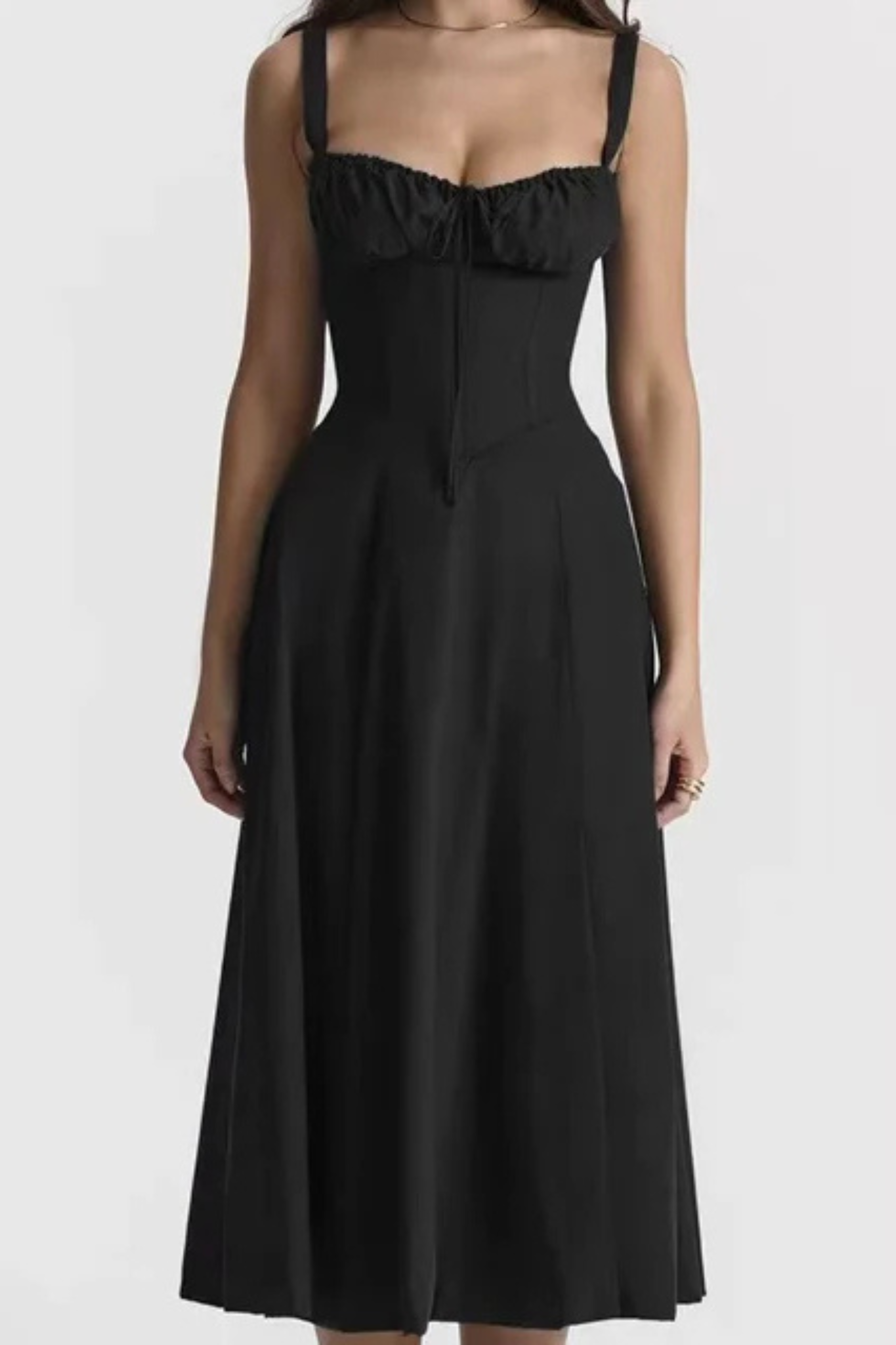 Renata - Silk Midi Dress by Ares Milano