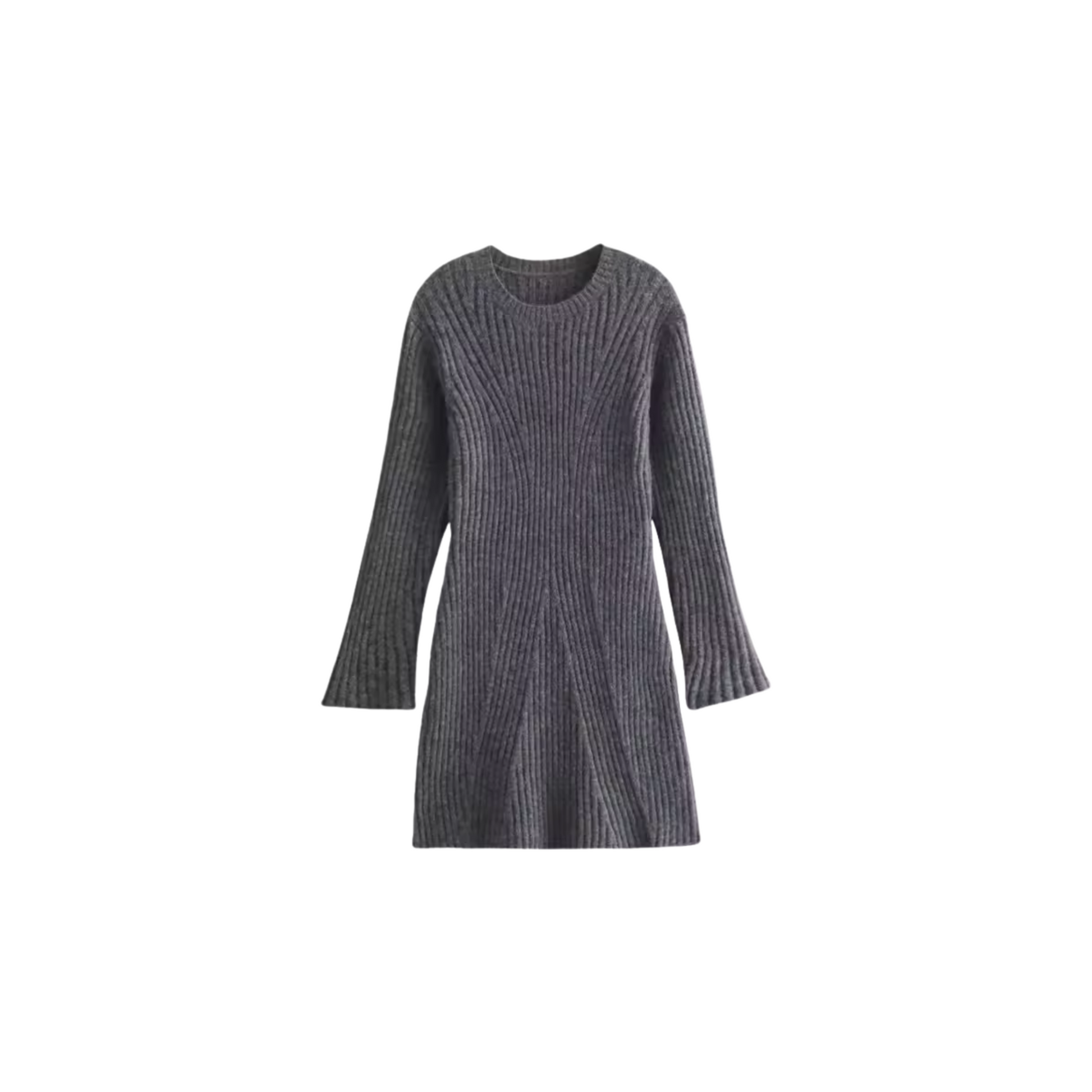 Enrichetta - Ribbed Knitty Dress Slim Fit by Ares Milano