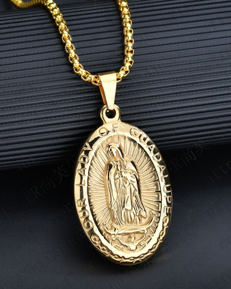 Dario - Virgin Guadalupe Medallion by Ares Milano