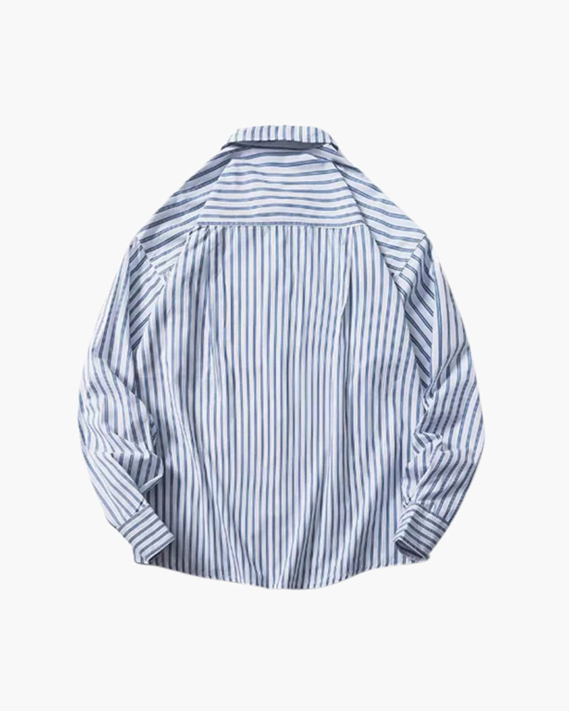 Mariano - Ultra Cotton Striped Shirt by Ares Milano