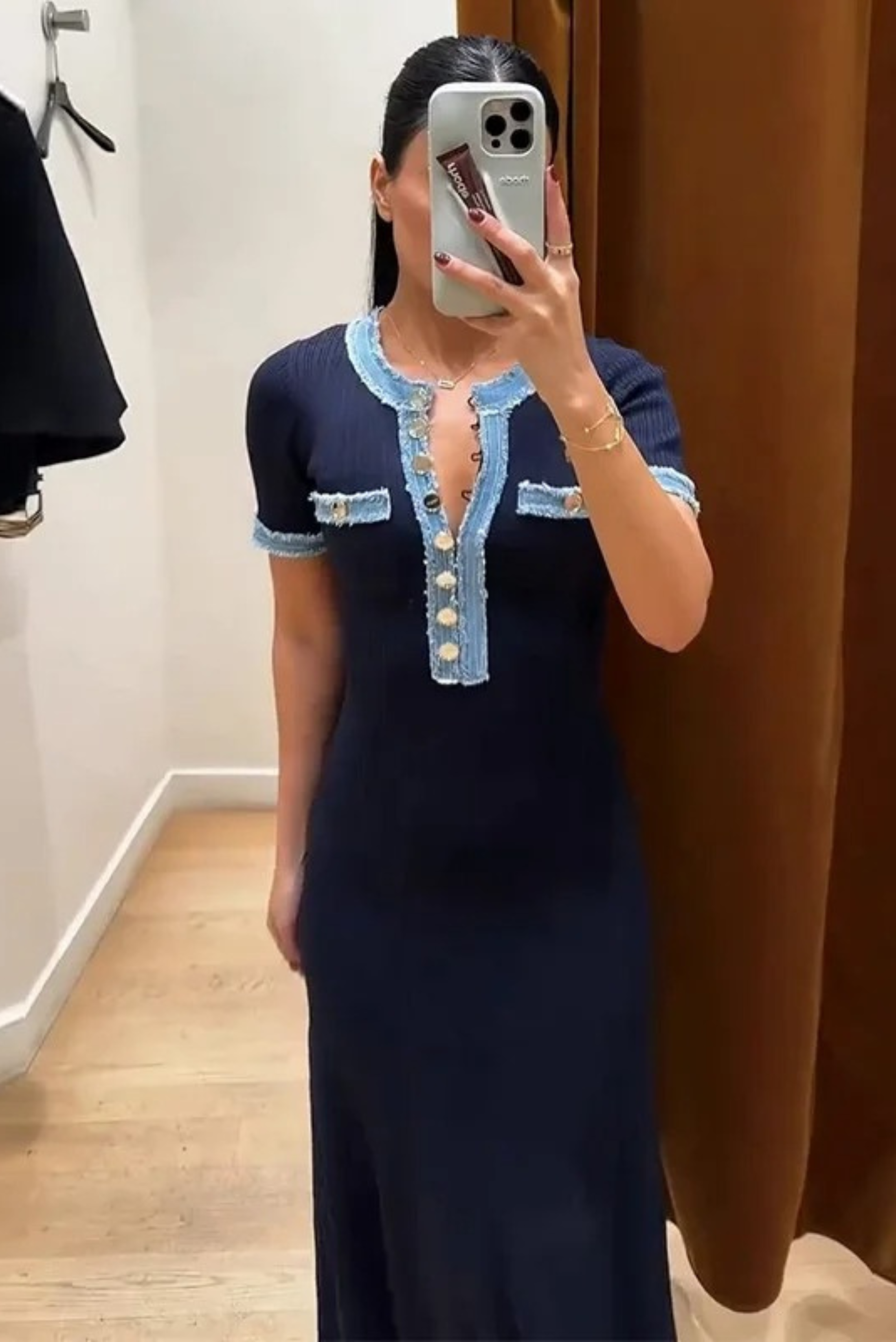 Loreta - Knit Maxi Dress by Ares Milano