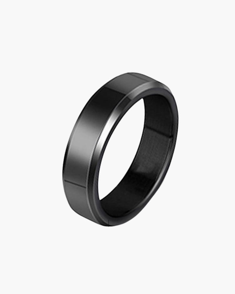 Fabiano - Stainless Steel Ring Minimal by Ares Milano