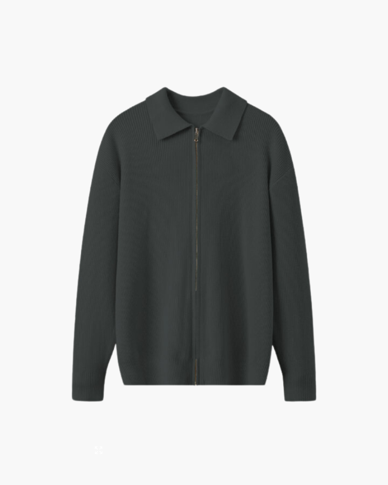 Ilario - Premium Wool Zip Vest by Ares Milano