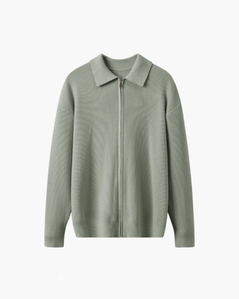 Ilario - Premium Wool Zip Vest by Ares Milano