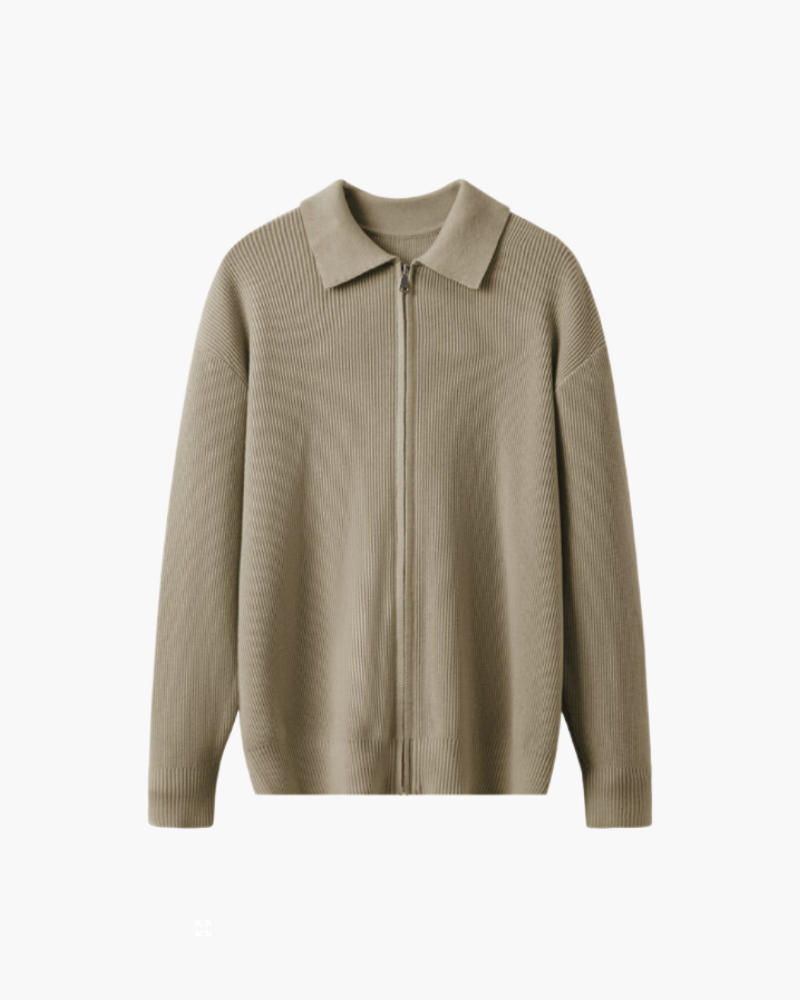 Ilario - Premium Wool Zip Vest by Ares Milano