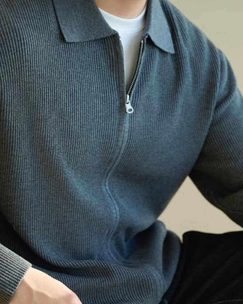 Ilario - Premium Wool Zip Vest by Ares Milano