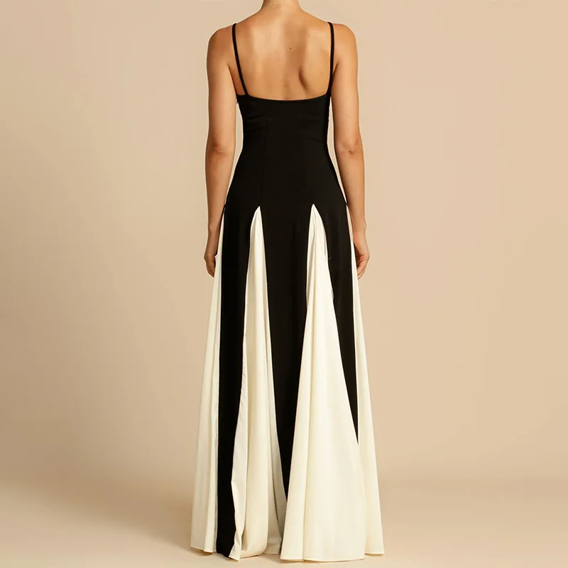 Zita - Two-Tone Maxi Dress by Ares Milano
